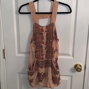 Free People pink floral dress/tunic